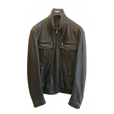 Pre-owned Baldinini Brown Leather Jacket