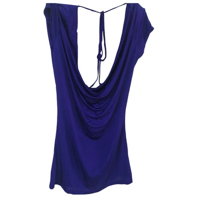 Pre-owned Aniye By Blue Viscose Top