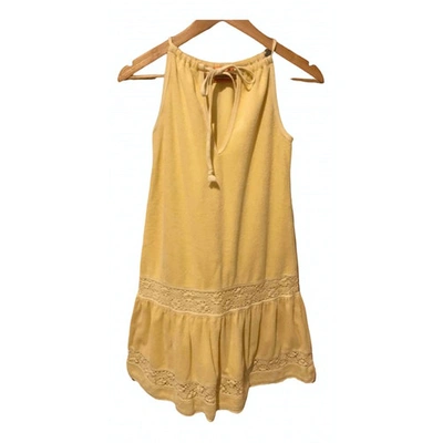 Pre-owned Juicy Couture Mini Dress In Yellow