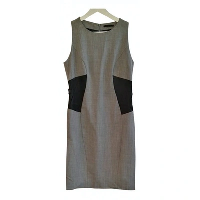 Pre-owned Pinko Mid-length Dress In Grey
