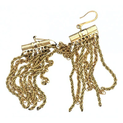 Pre-owned Lanvin Gold Metal Earrings