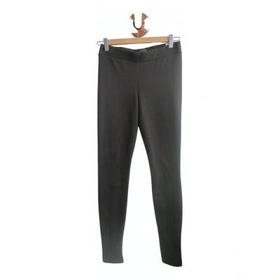 Pre-owned Vince Green Viscose Trousers