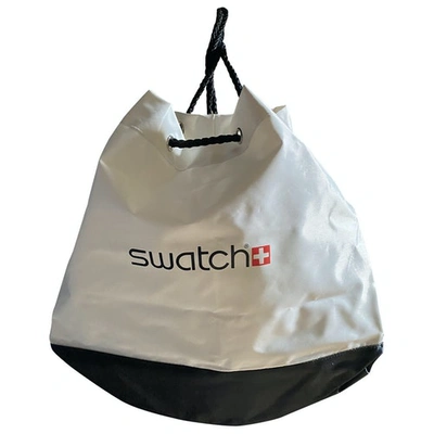 Pre-owned Swatch Backpack In White