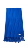 Rag & Bone Classic Wool Scarf In Blue