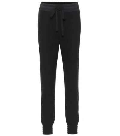 Ann Demeulemeester Twill Trackpants In Black