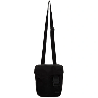 Alyx Branded-buckle Shell Shoulder Bag In Blk0001-bla