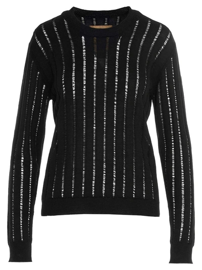 Uma Wang Ribbed Sweater In Black