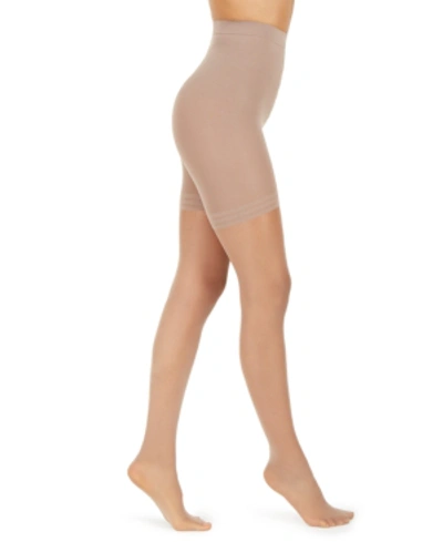 Donna Karan Women's Signature Satin Sheer Pantyhose With Restore Technology D0b109 In Nude