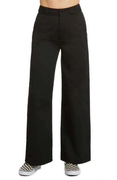 Dickies Juniors' Ankle-length Work Pants In Black