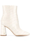 Sam Edelman Women's Codie High Block Heel Booties In White