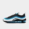 Nike Big Kids' Air Max 97 Casual Shoes In Blue/black