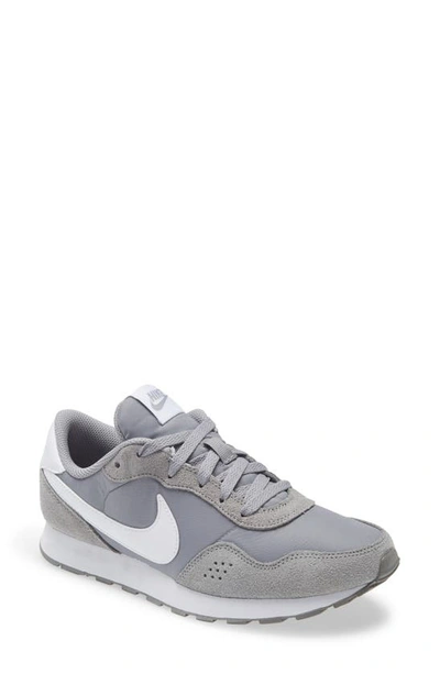 Nike Big Boys Md Valiant Casual Sneakers From Finish Line In Particle Grey/ White