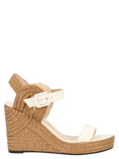 Jimmy Choo Women's White Wedges