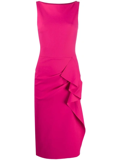 Le Petite Robe Di Chiara Boni Sleeveless Ruffled Dress In Pink
