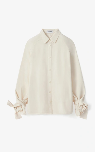 Kenzo Trench Coat-style Shirt In Rosa