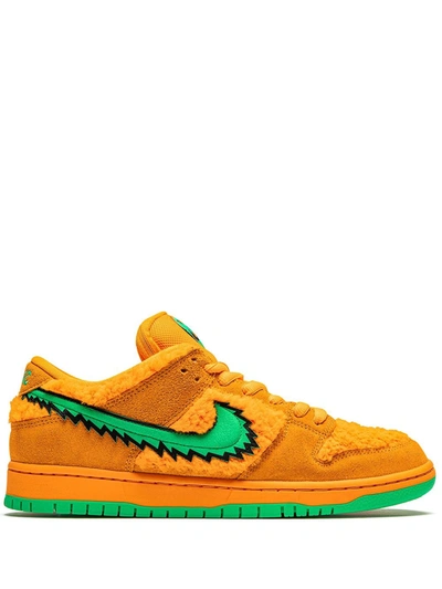 Nike X Grateful Dead Sb Dunk Low "orange Bear" Sneakers