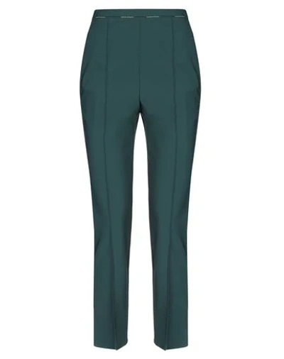 Elisabetta Franchi Casual Pants In Emerald Green