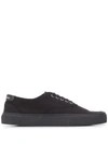 Saint Laurent Men's Venice Low Top Sneakers In Black