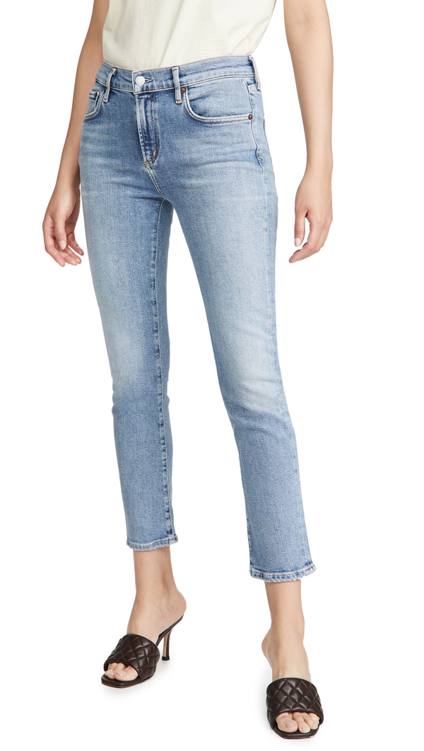 Agolde Toni Mid Rise Skinny Jeans In Precipice Modesens