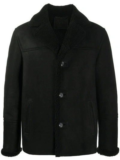 Desa 1972 Merin Shearling Jacket In Black
