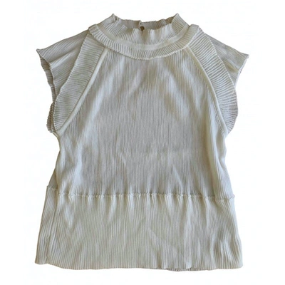 Pre-owned Chloé White Cotton Top
