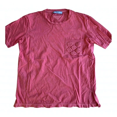 Pre-owned Prada Pink Cotton Top