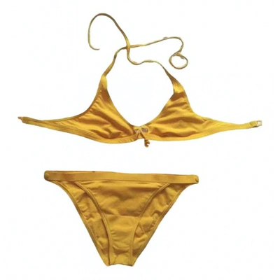 Pre-owned Eres Yellow Lycra Swimwear