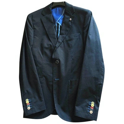 Pre-owned Manuel Ritz Vest In Blue