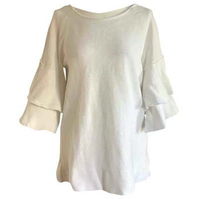 Pre-owned Dorothee Schumacher Jumper In White