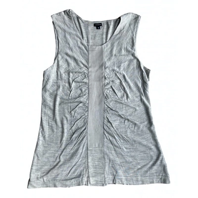 Pre-owned Joseph Silk Vest In Grey