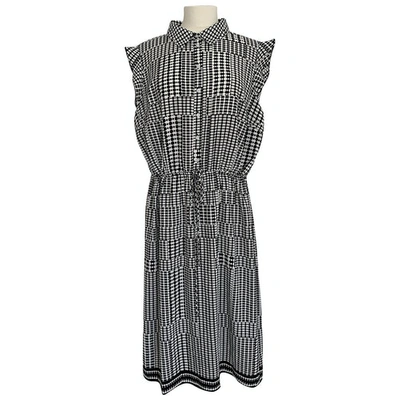 Pre-owned Karl Lagerfeld Mid-length Dress In White