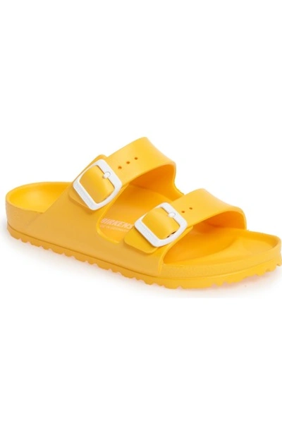 Birkenstock Essentials - Arizona Slide Sandal In Scuba Yellow