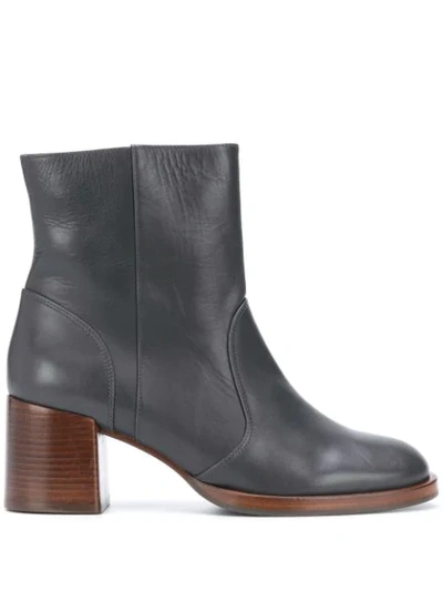 Chie Mihara Tula Ankle Boots In Grey