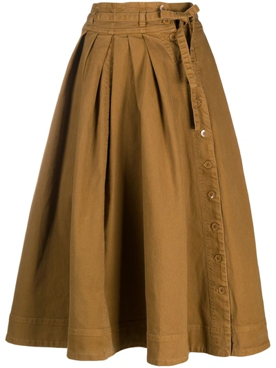 Ulla Johnson Micah Skirt In Brown
