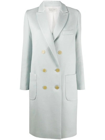 Forte Forte Brina Coat In Blue