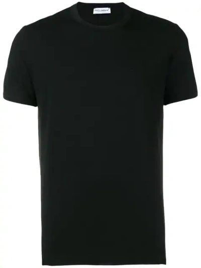 Dolce & Gabbana Basic T-shirt In Black