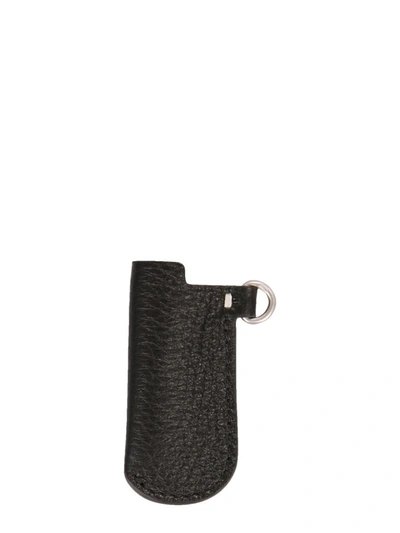 Maison Margiela Lighter Holder With Logo In Black