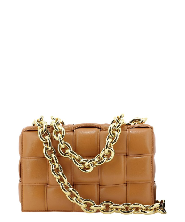 Bottega Veneta The Chain Cassette Shoulder Bag In Brown | ModeSens