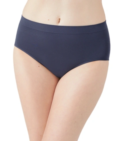 Wacoal B-smooth Hi Cut Brief Underwear 834175 In Twilight Blue