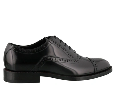 Jimmy Choo Falcon Brogue Oxford Shoes In Black
