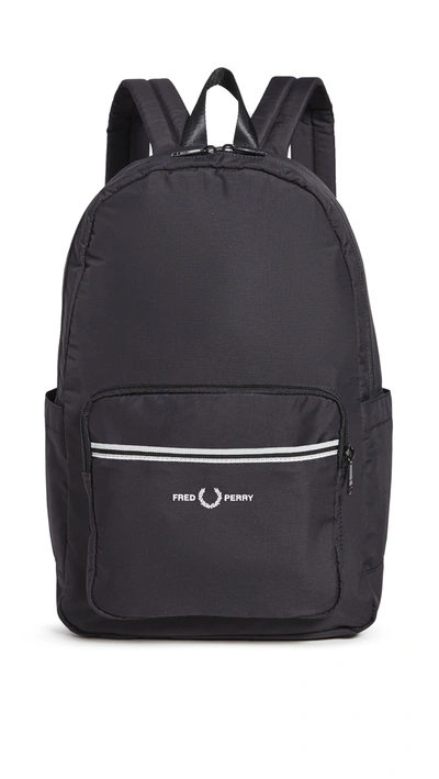 Fred Perry Rucksack Backpack Travel In Nero