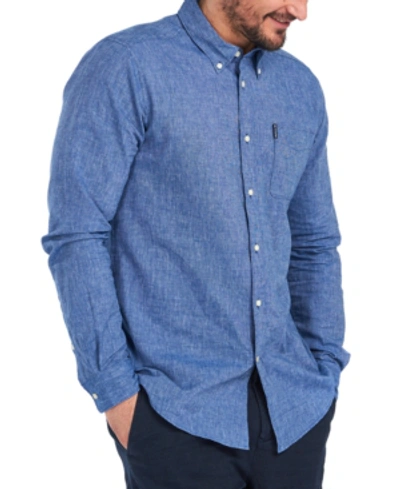 Barbour Men's Seaton Shirt In Indigo