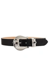 B-low The Belt Jordana Mini Belt In Black/ Silver