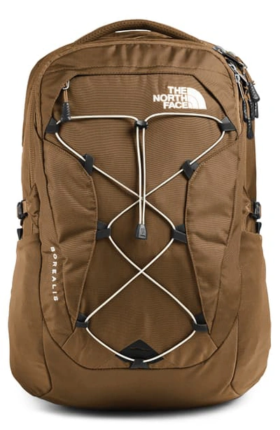 The North Face Borealis Backpack In Utility Brown/ Vintage White