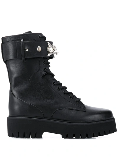 Dorothee Schumacher Crystal-embellished Ankle Boots In Black