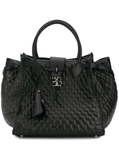 Ermanno Scervino Logo-plaque Tote In Black