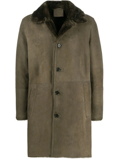 Desa 1972 Single Breasted Coat In Brown