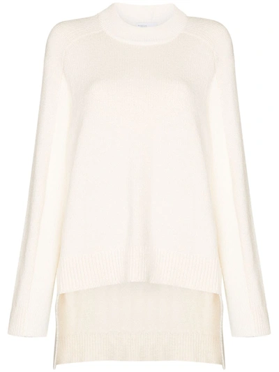 Rosetta Getty Relaxed Knit Sweater In White