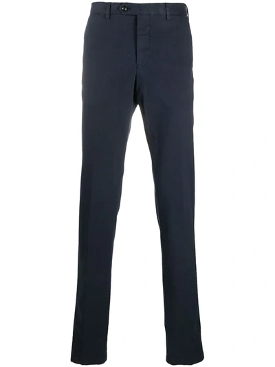 Drumohr Slim-fit Tailored Trousers In Blue