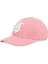 Burberry Tb Monogram Motif Jersey Baseball Cap In Pink